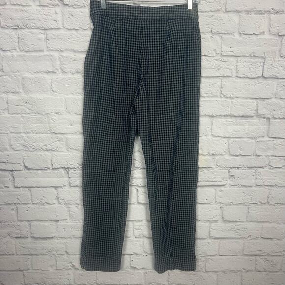 Charter Club Blue Plaid Pants Women's Size 8 - Picture 2 of 5